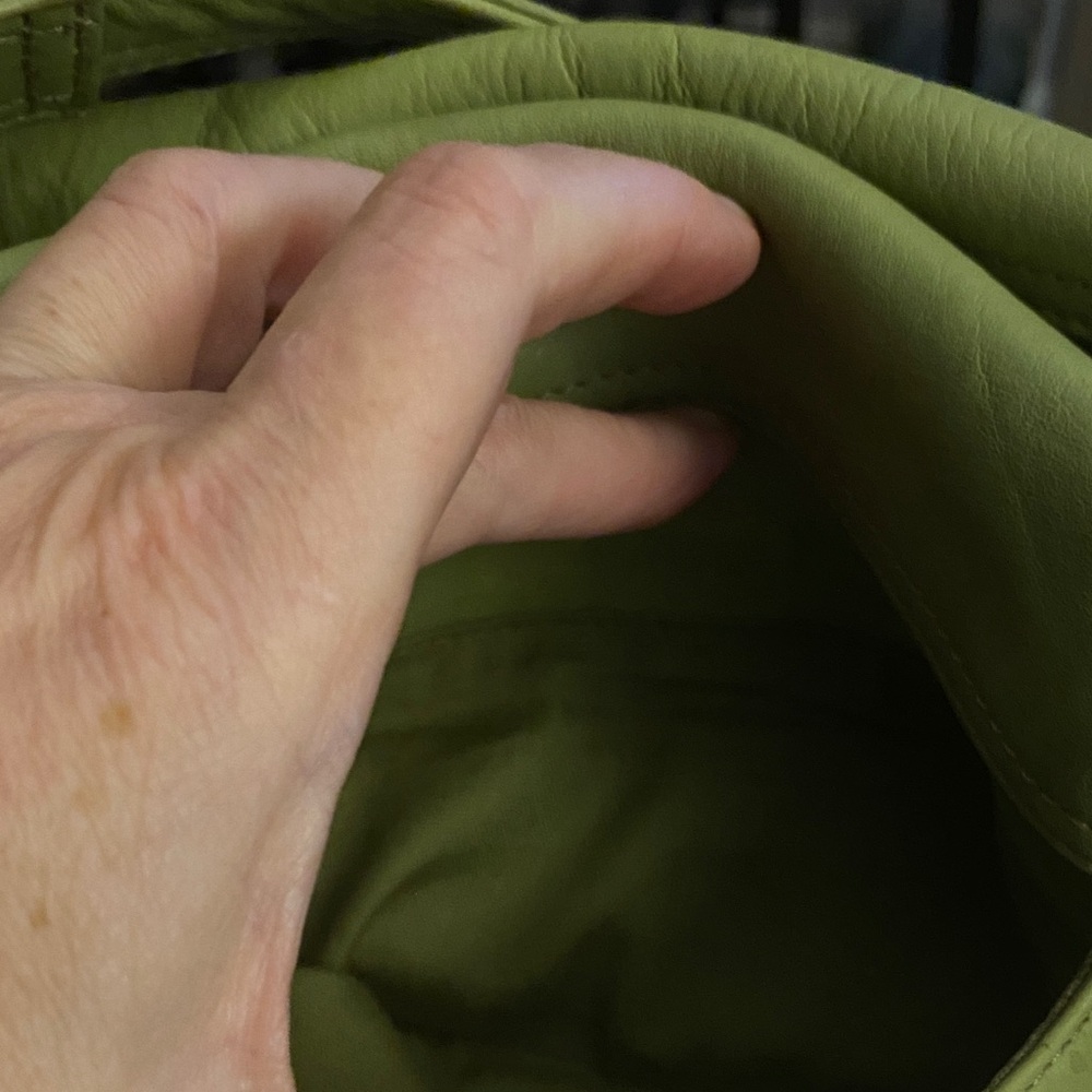 Fossil Green Leather Women's Bag - Picture 16 of 16